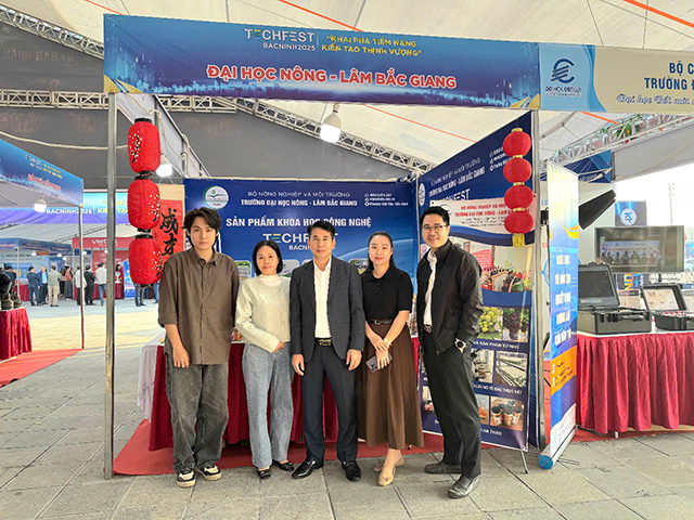 Nhà trường tham gia Ngày hội Khởi nghiệp đổi mới sáng tạo tỉnh Bắc Ninh năm 2025